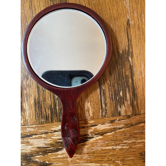 Vintage Handheld & Compact Mirrors Set Goderings Silver Art Co Rose Mirror - Picture 4 of 10